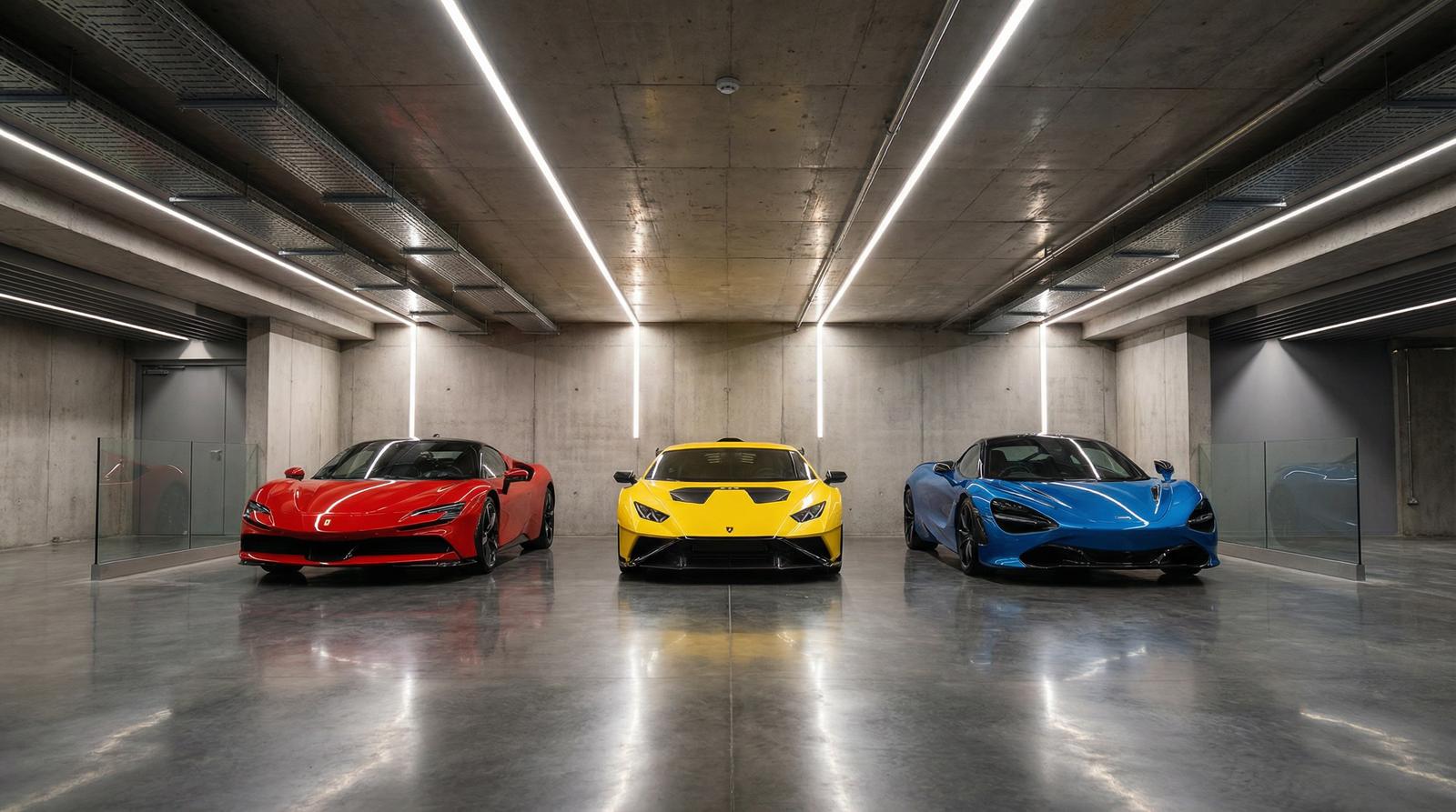 小蓝视频 - 三台超跑直线加速对决视频演示