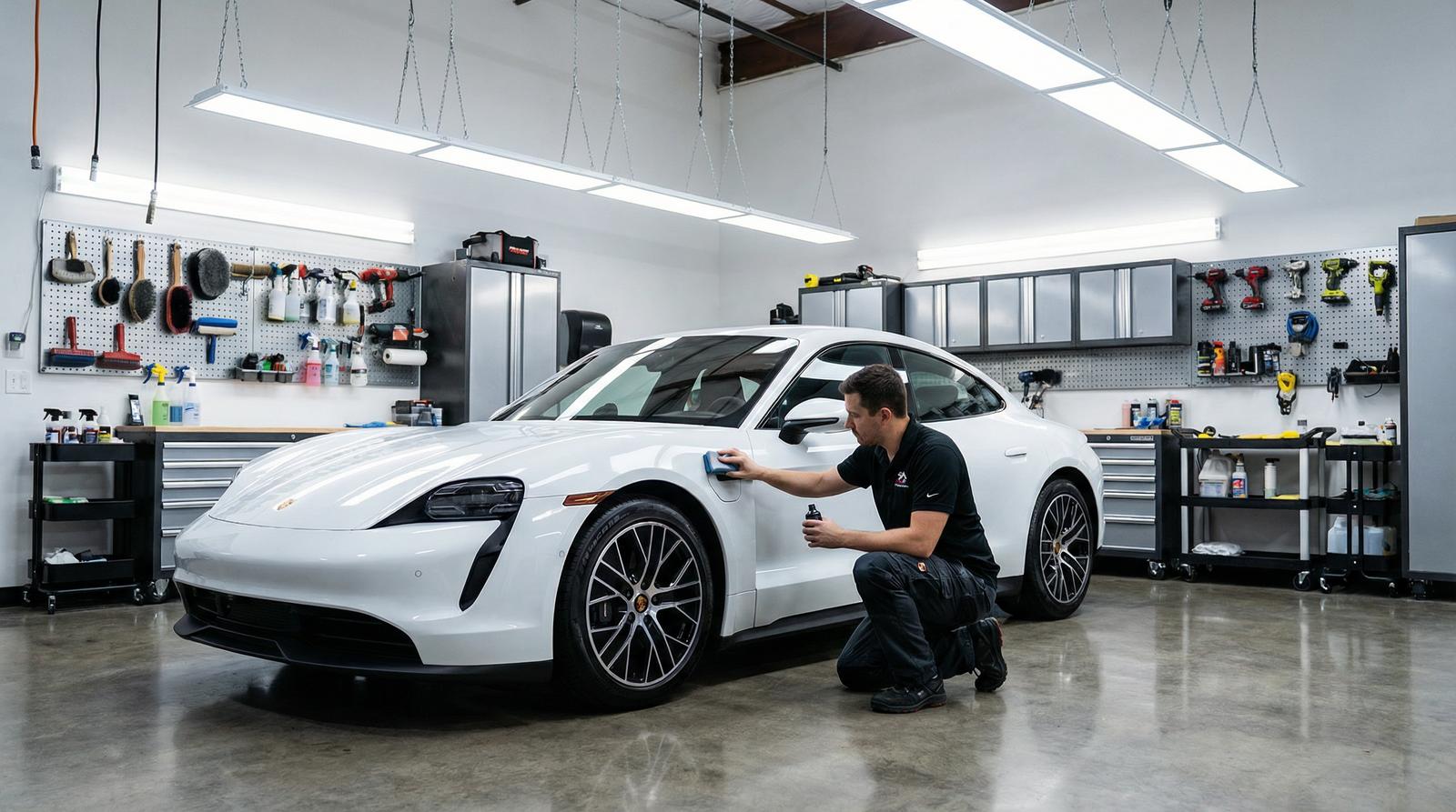 小蓝视频 - 陶瓷镀膜施工全流程视频教程